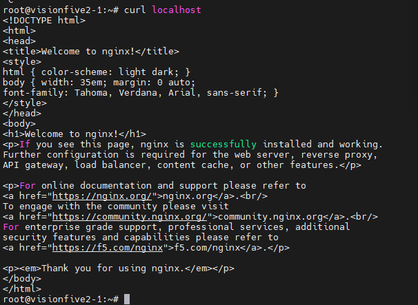 Nginx running on edge node